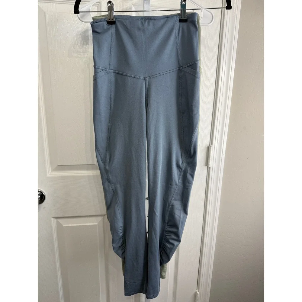 All In Motion Women Leggings Size XS 3 Pairs Of Workout Pants Red Blue Green